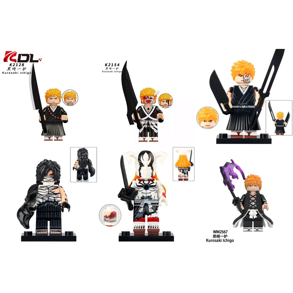 Ichigo Kurosaki Anime/Manga Minifigure Fit Lego – kongbricks