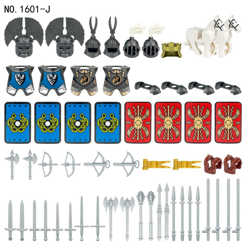Medieval Chariot Weapon Parts Set Compatible with Minifigures Code 1601j