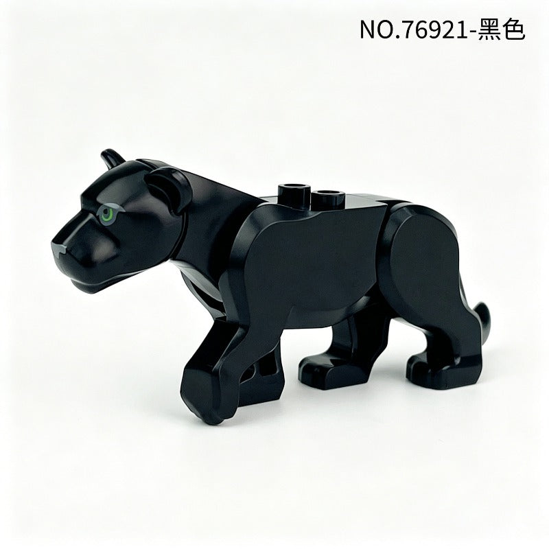 Tropical Forest Black Jaguar Wildlife Block Minifigure Variant 76921