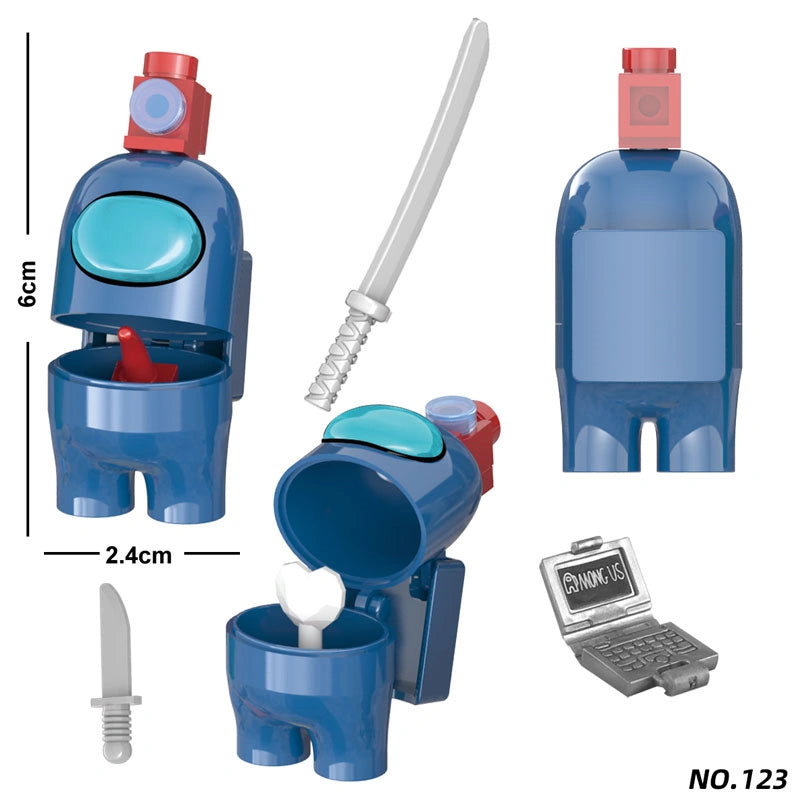 Among Us Character Minifigures NO.123 Compatible With Lego