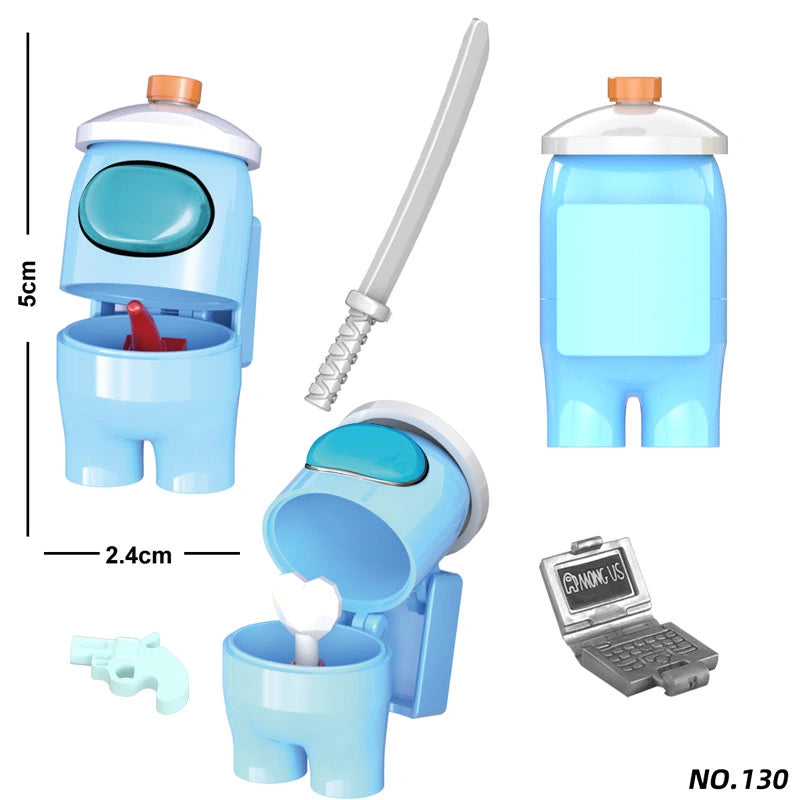 Among Us Character Minifigures NO.130 Compatible With Lego