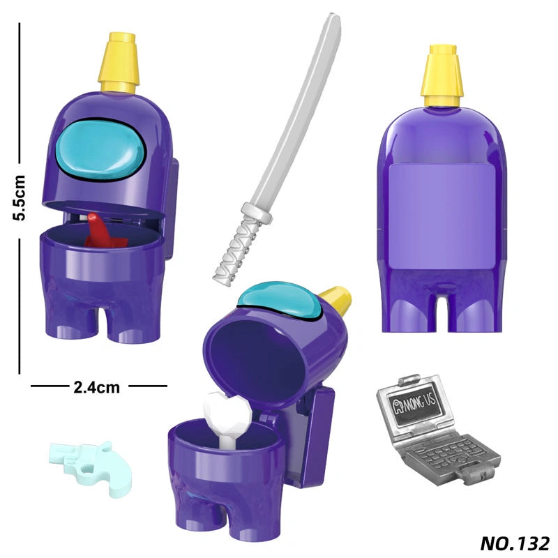Among Us Character Minifigures NO.132 Compatible With Lego