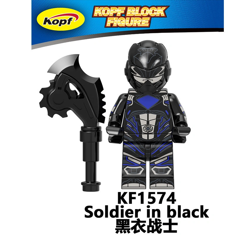 Black Ranger Minifigures KF1574 Compatible With Lego