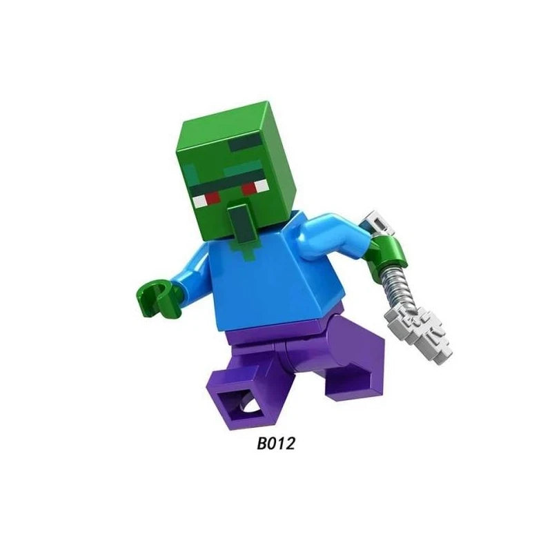 Zombie Villager Minifigures B012 Minecraft MiniFigure