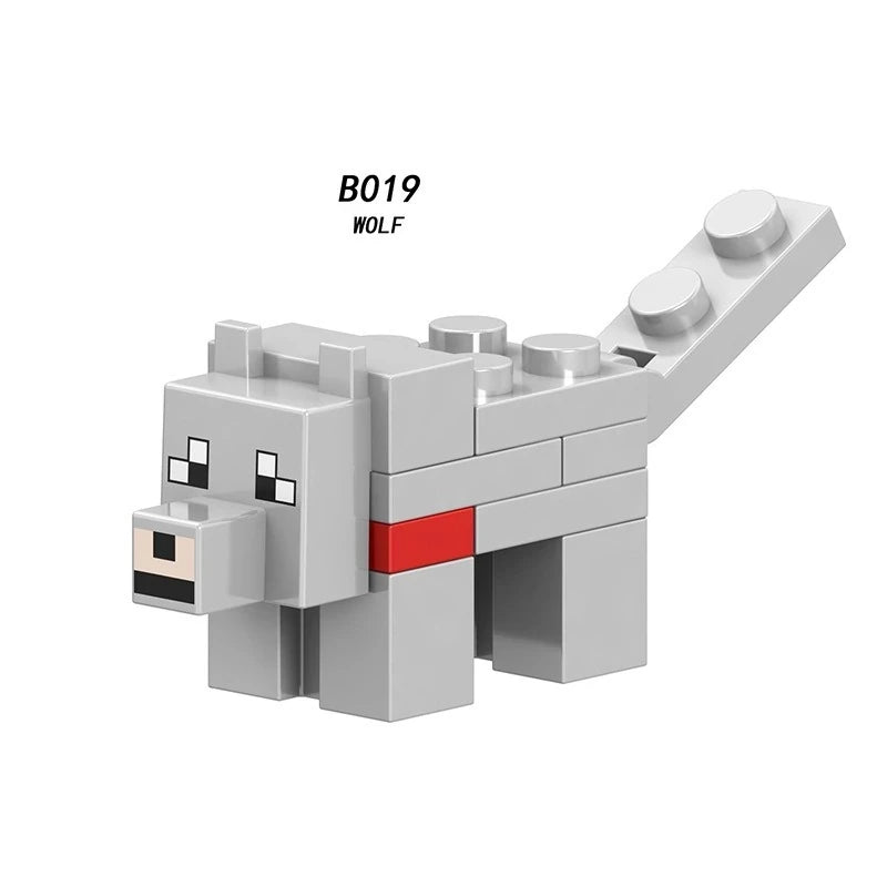 WOLF Minifigures B019 Minecraft MiniFigure