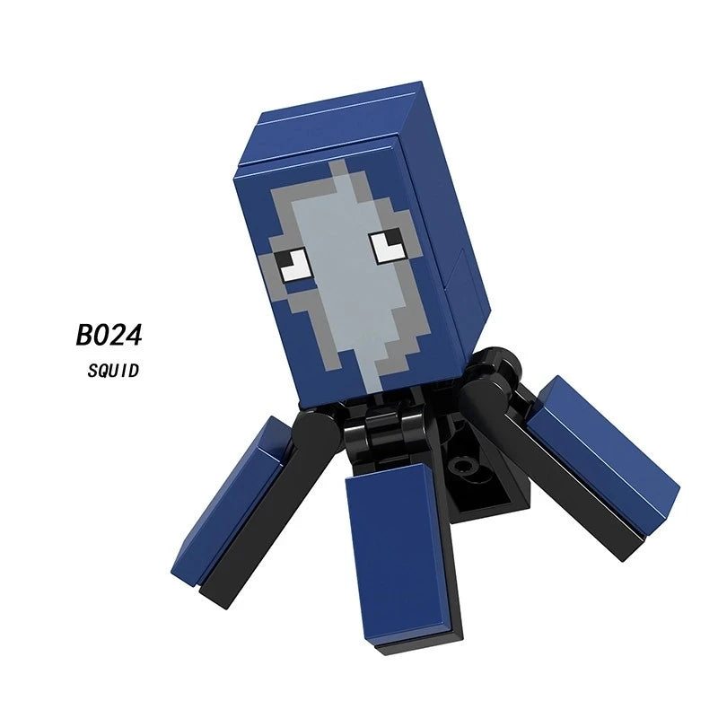 SQUID Minifigures B024 Minecraft MiniFigure