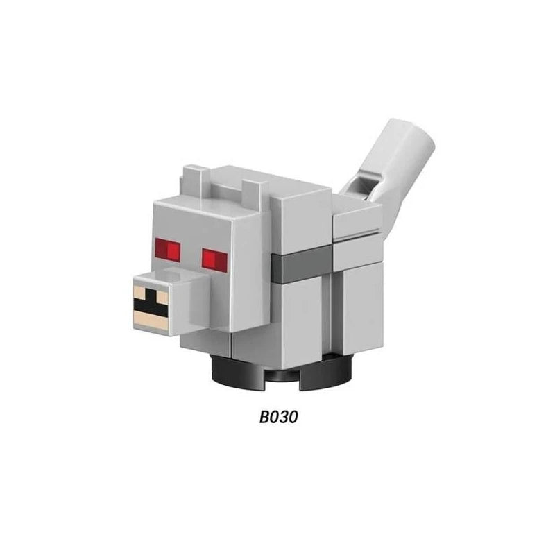 Baby Wolf Minifigures B030 Minecraft MiniFigure