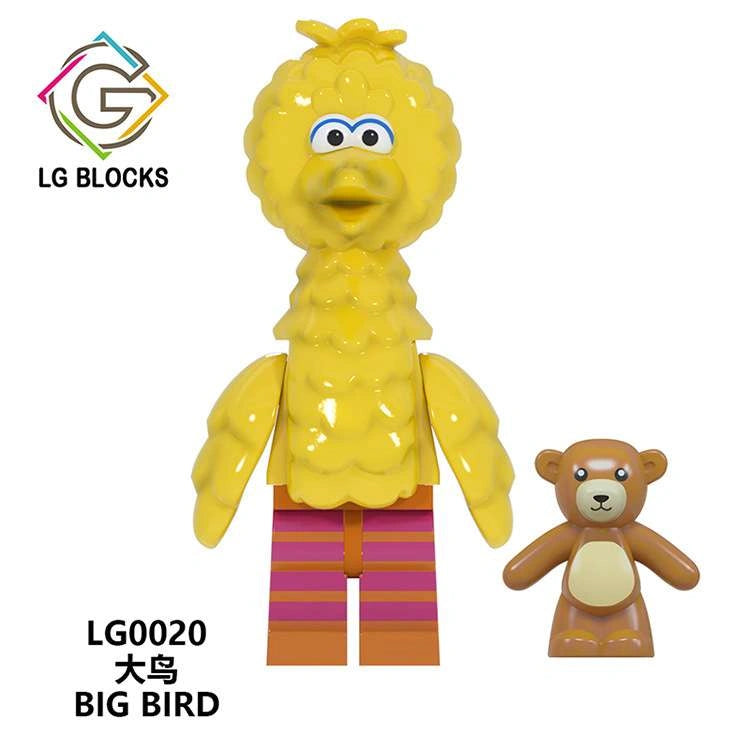 Big Bird Minifigures LG0020 Compatible With Lego