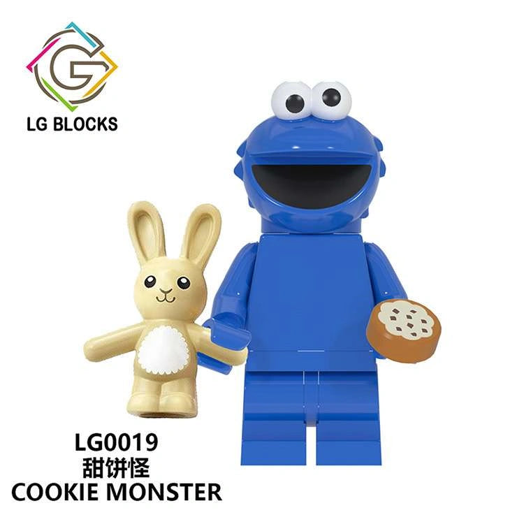Cookie Monster Minifigures LG0019 Compatible With Lego