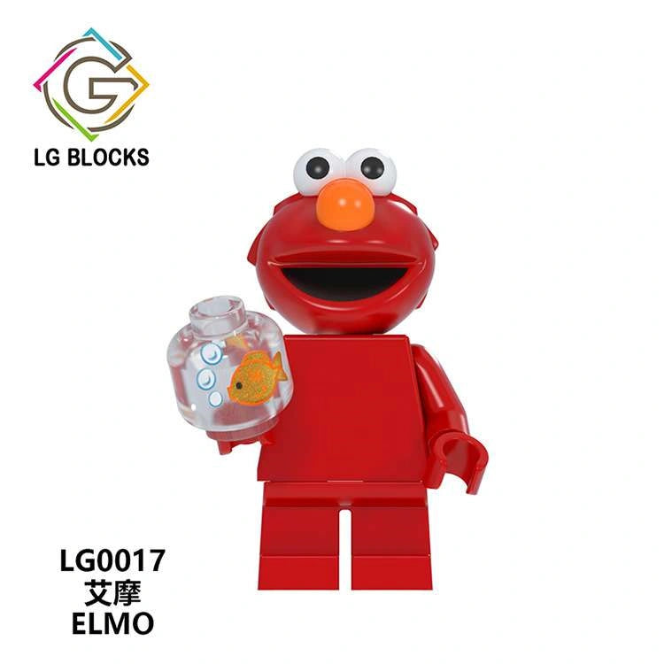 Elmo Minifigures LG0017 Compatible With Lego