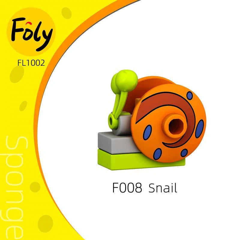 Gary the Snail Minifigures F008 Compatible With Lego