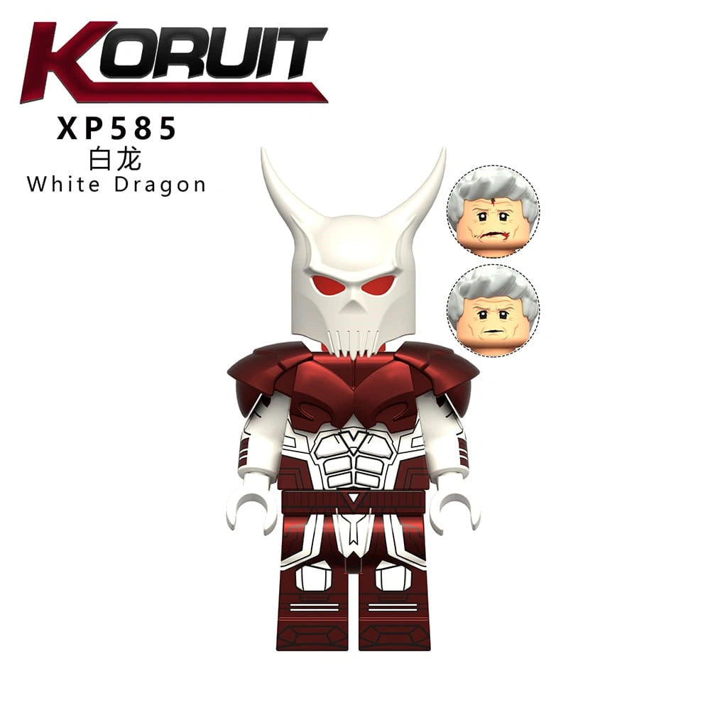 White Dragon Minifigures XP585 Compatible With Lego