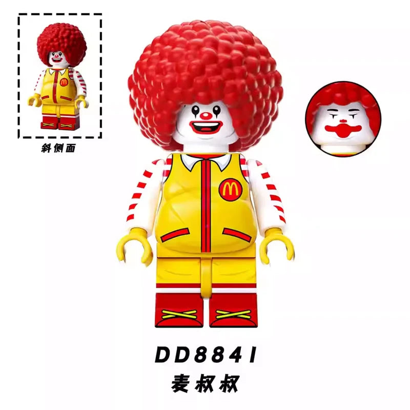 Ronald McDonald Minifigures DD8841 Celebrities MiniFigure
