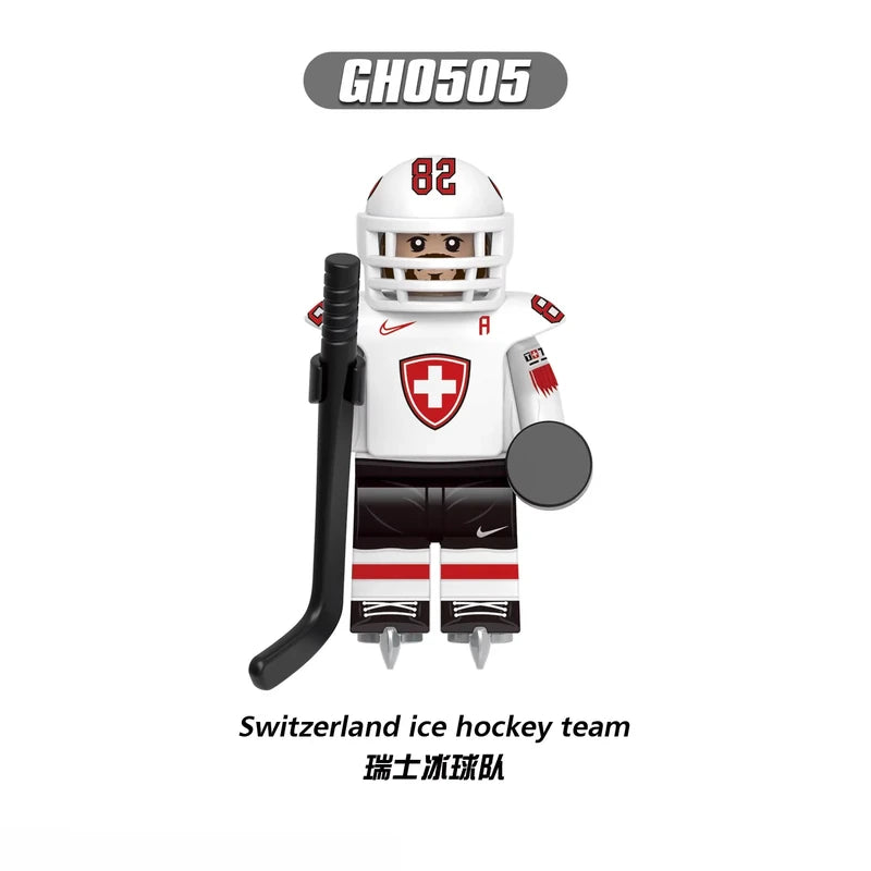 Switzerland ice hockey team GH0505 Minifigures Sports Minifigure