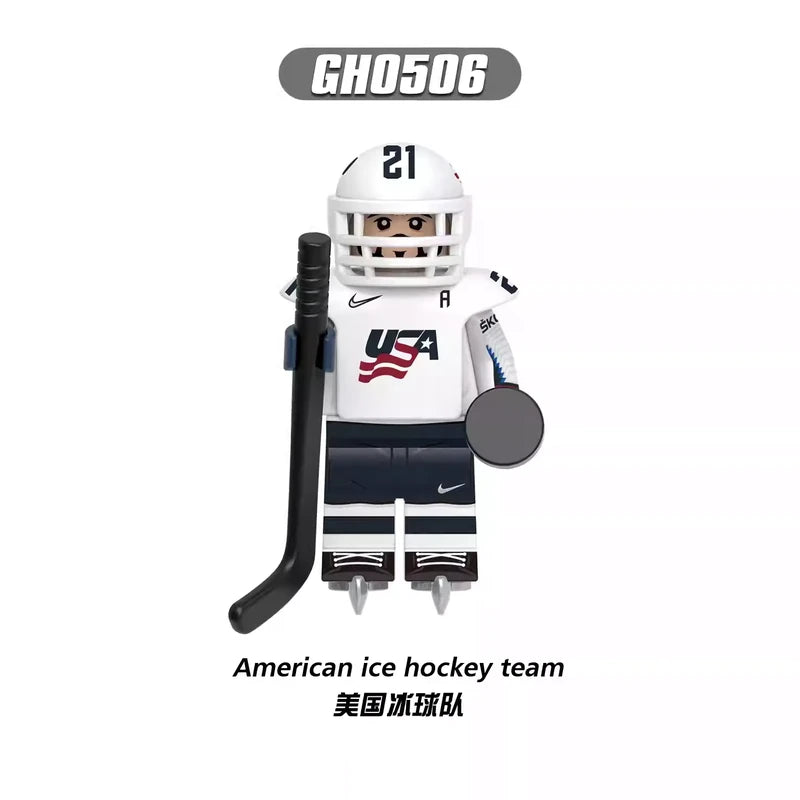 American ice hockey team GH0506 Minifigures Sports Minifigure