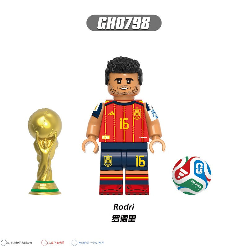 Rodri Soccer Player Minifigure GH0798