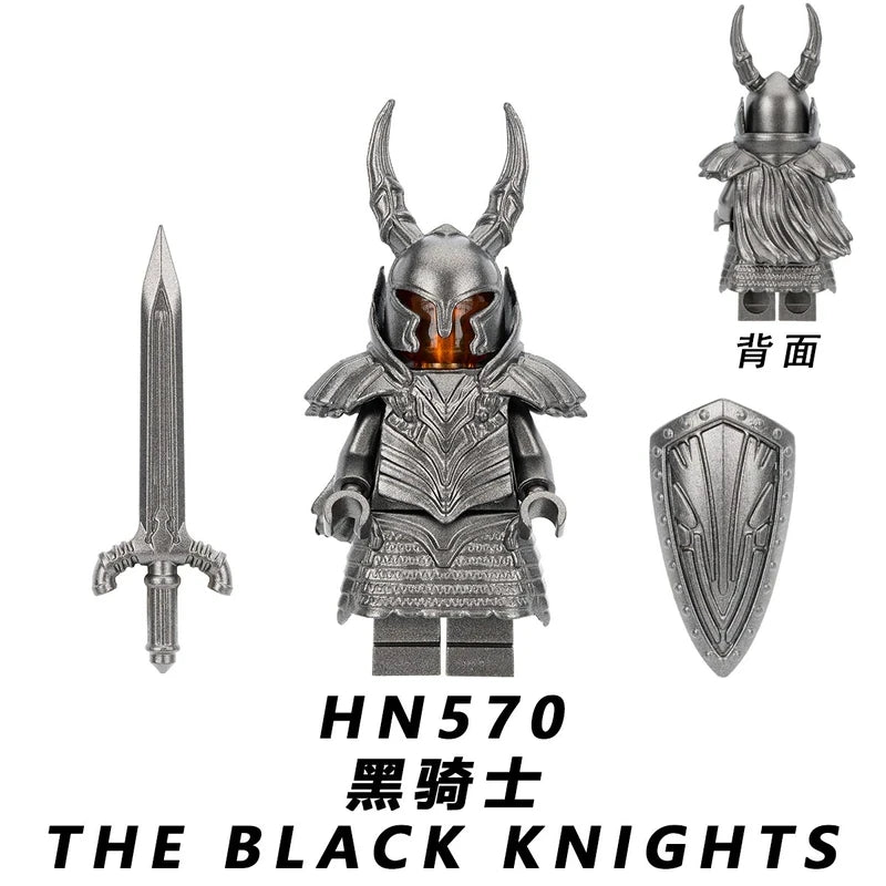 Black Knight Minifigures HN570 Games MiniFigure