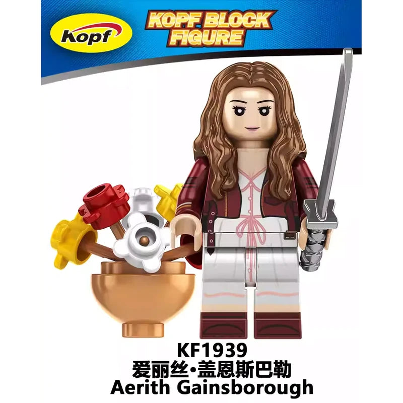 Aerith Gainsborough Minifigures KF1939 Games MiniFigure