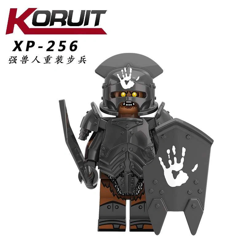 Uruk-Hai Warrior Minifigures XP-256 Compatible With Lego