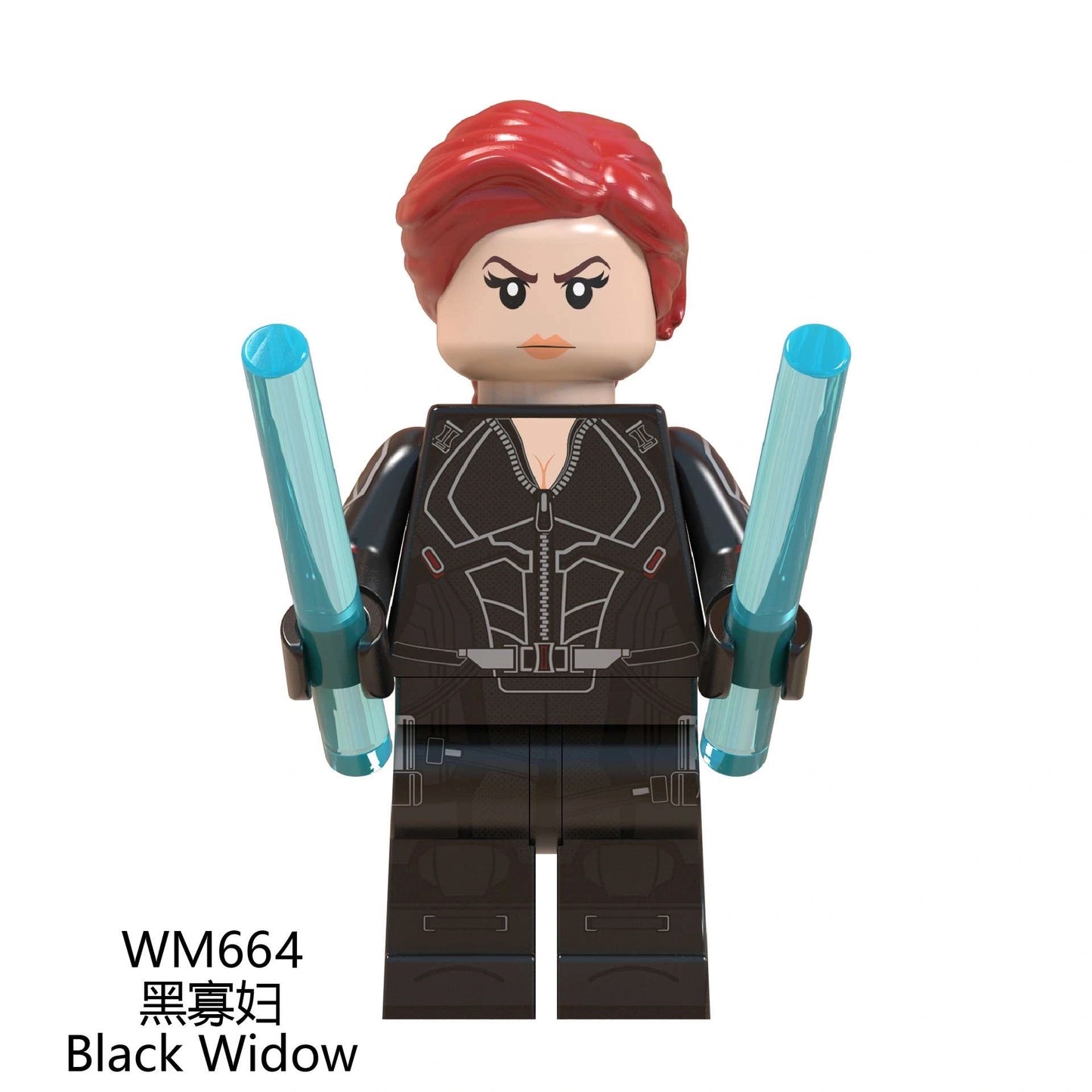 Black Widow Minifigures WM664 Compatible With Lego