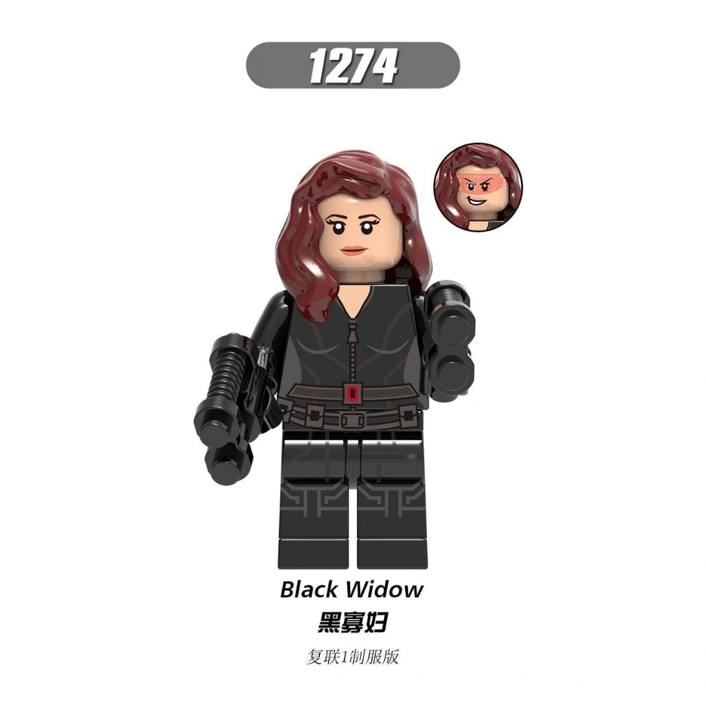 Black Widow Minifigures XH1274 Compatible With Lego