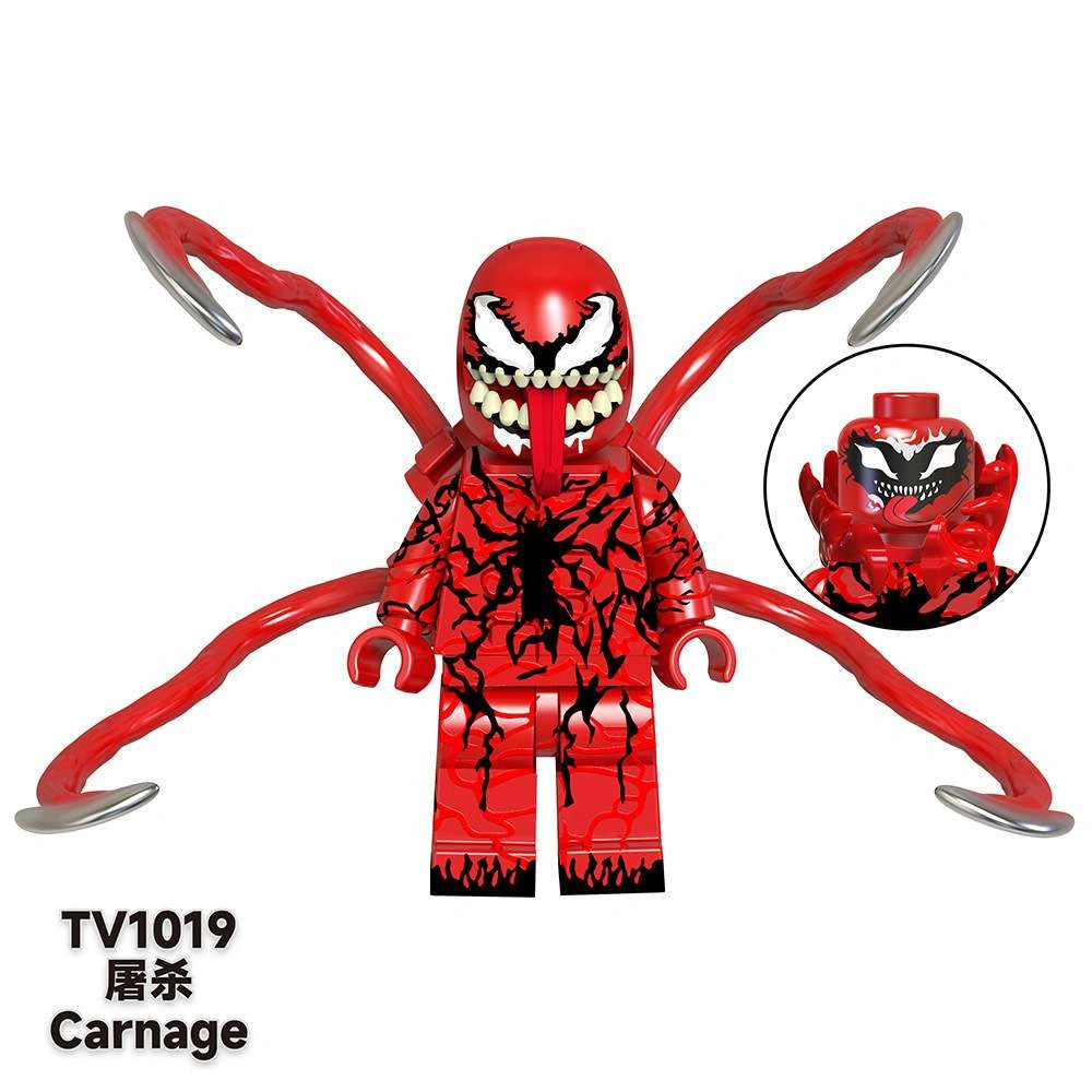 Carnage Minifigures TV-1019 Compatible With Lego