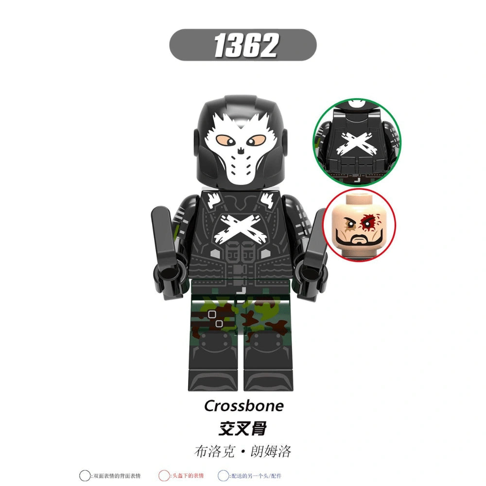 Crossbones Minifigures XH1362 Compatible With Lego