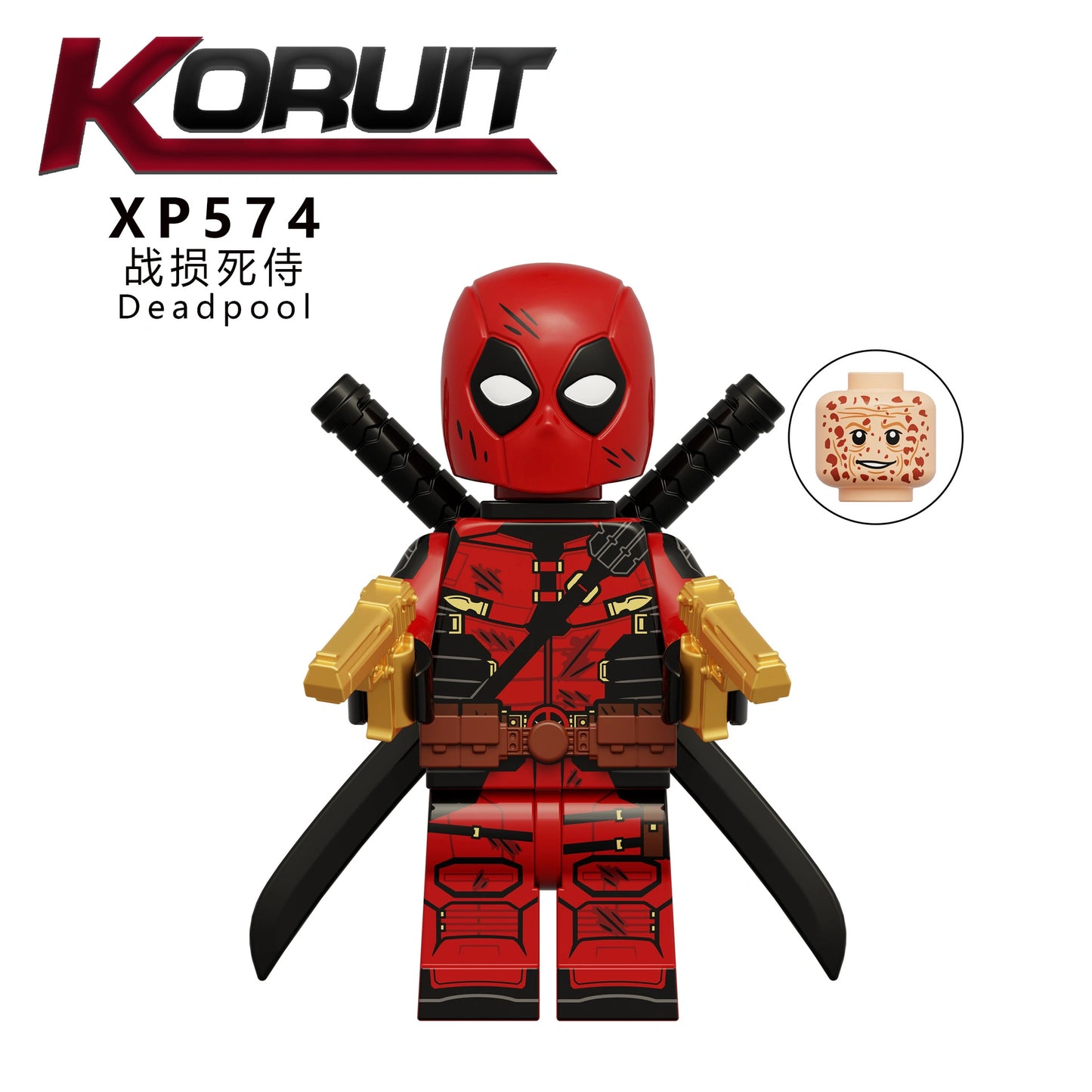 Deadpool Minifigures XP574 Compatible With Lego