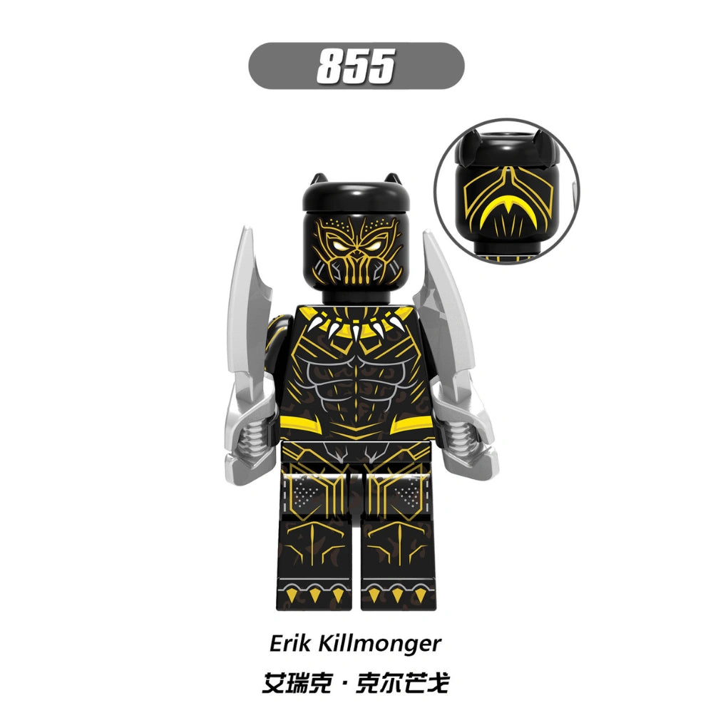 Killmonger Minifigures XH855 Compatible With Lego