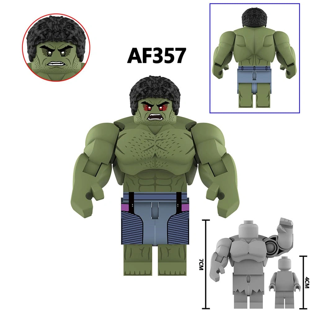 Hulk Minifigures AF357 Compatible With Lego