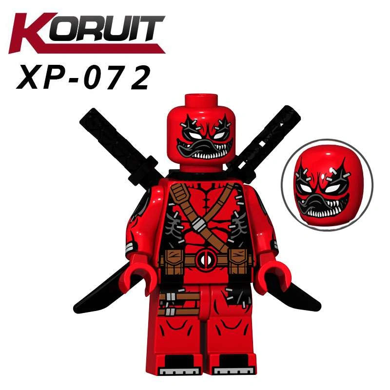 Venom Deadpool Minifigures XP-072 Compatible With Lego