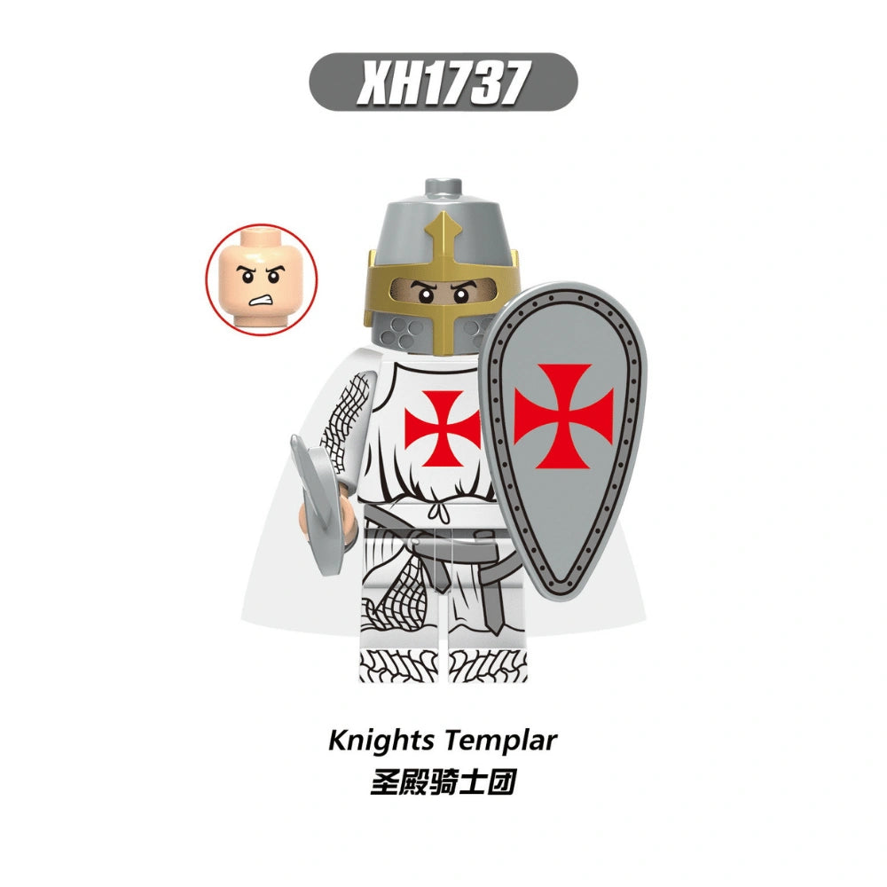 Knights Templar Minifigures XH1737 Compatible With Lego