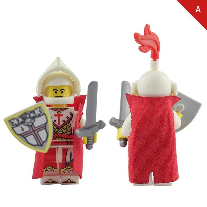Red Cross Knight Minifigures AX9818-A Compatible With Lego