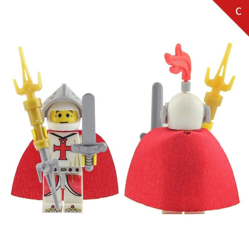 Red Cross Knight Minifigures AX9818-C Compatible With Lego