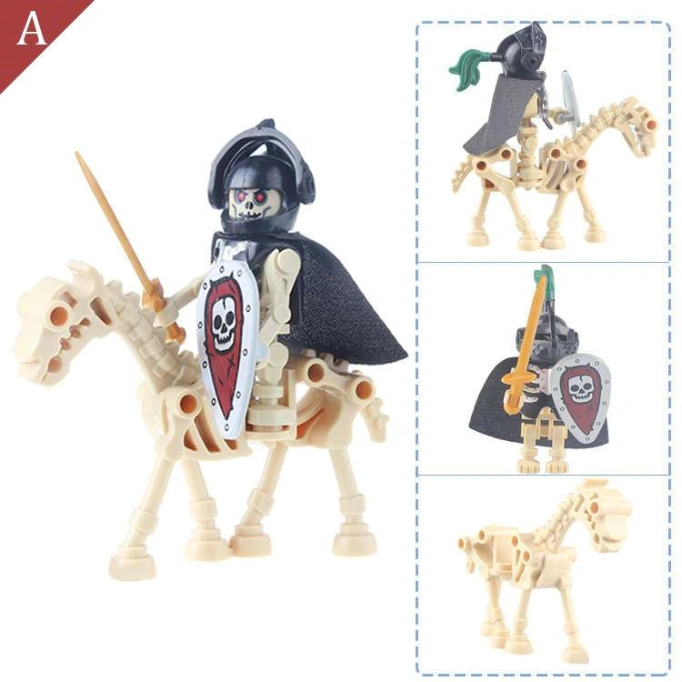 Skeleton Knight Minifigures AX9815-A Compatible With Lego