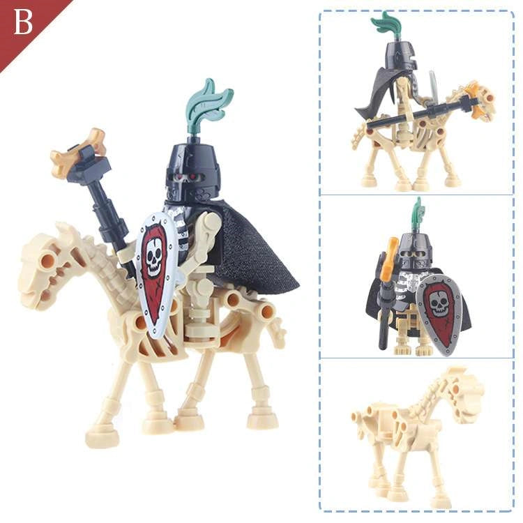 Skeleton Knight Minifigures AX9815-B Compatible With Lego