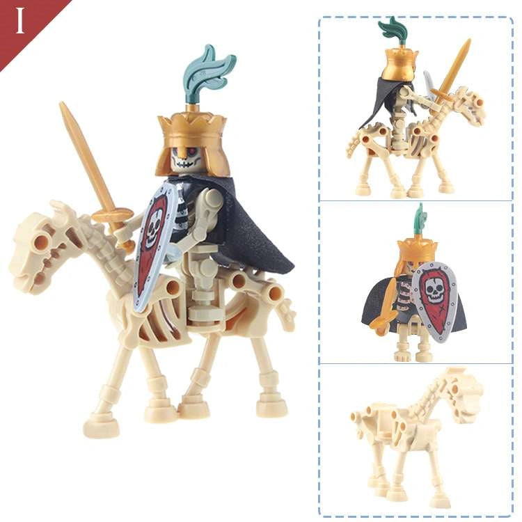 Skeleton Knight Minifigures AX9815-I Compatible With Lego