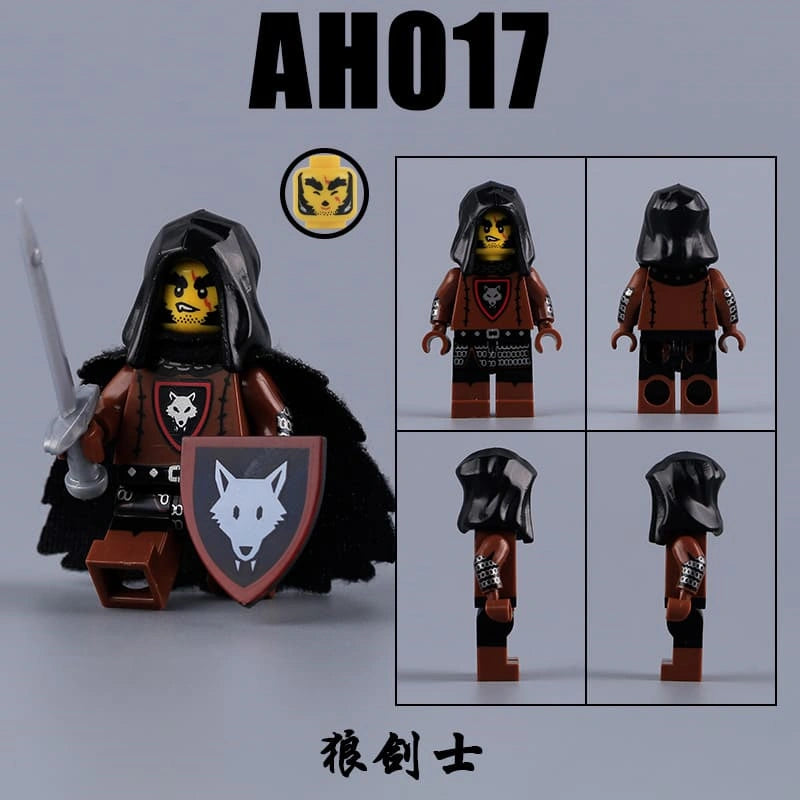 AH Knight Minifigures AG017 Compatible With Lego