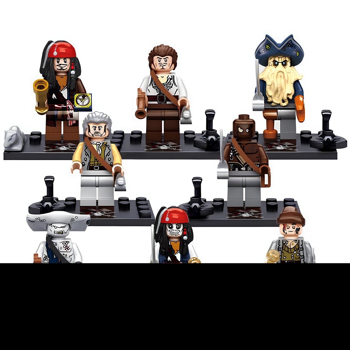 Pirates of the Caribbean Minifigures KSZ515 Compatible With Lego