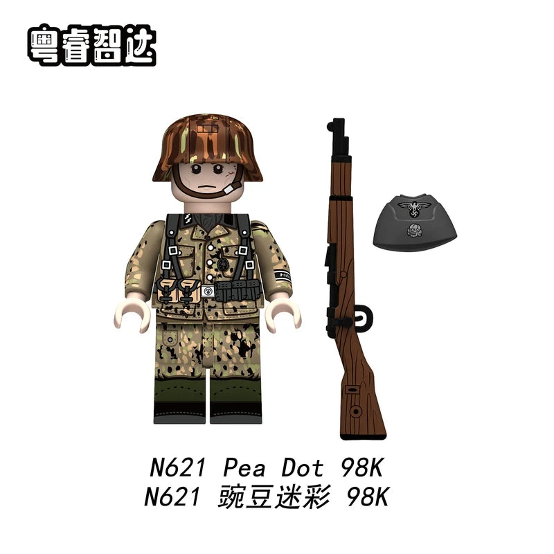Pea Dot 98K minifigures N621 Military figure