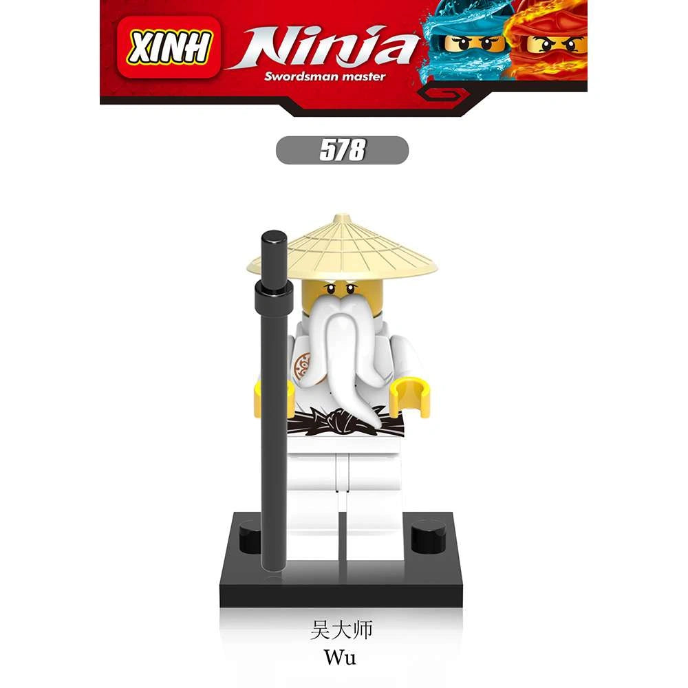 Sensei Wu Minifigures XH578 Compatible With Lego