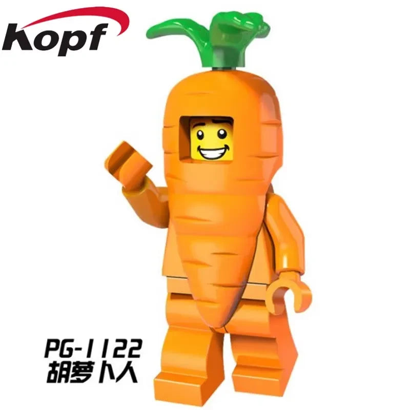 Carrot Guy Minifigures PG-1122 Other MiniFigure