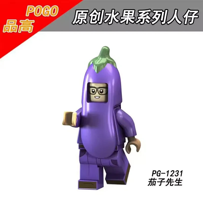 Eggplant Minifigures PG-1231 Other MiniFigure