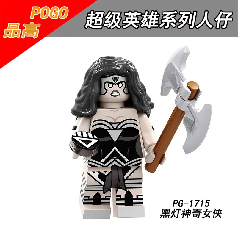 Black Lantern Wonder Woman Minifigures PG-1715 DC MiniFigure