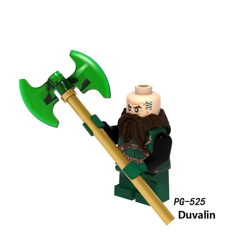 Dwalin the Dwarf Minifigures PG-525 The Hobbit MiniFigure