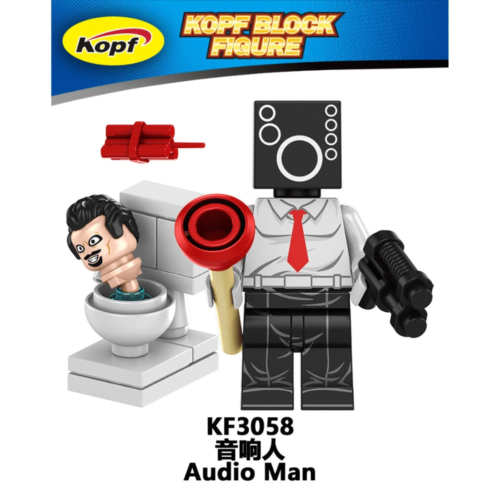 Speakerman Minifigures KF3058 Compatible With Lego