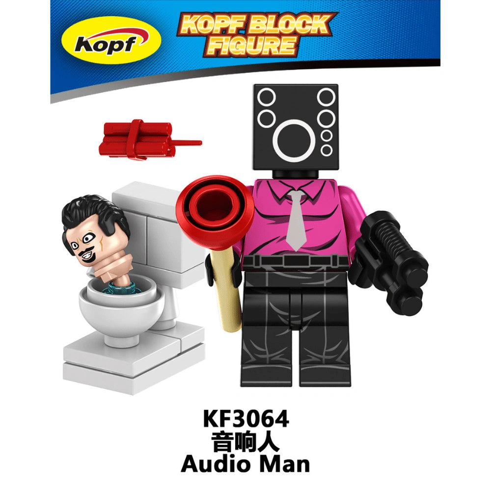 Speakerman Minifigures KF3064 Compatible With Lego