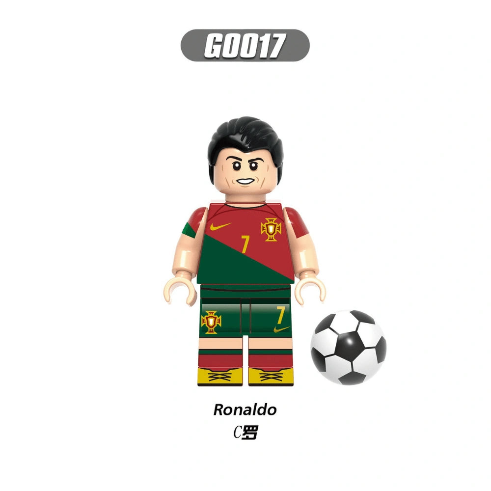 Cristiano Ronaldo Minifigures G0017 Compatible With Lego