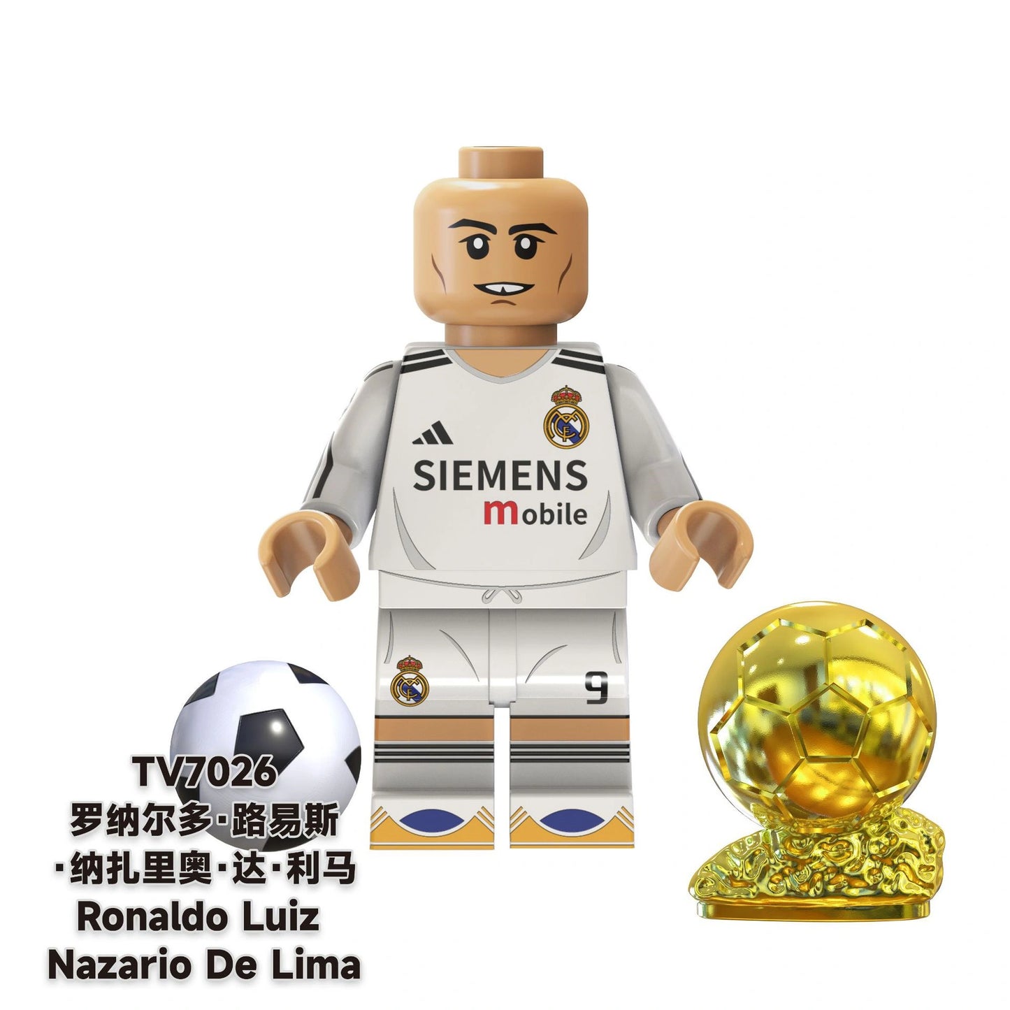 Ronaldo Minifigures TV7026 Compatible With Lego