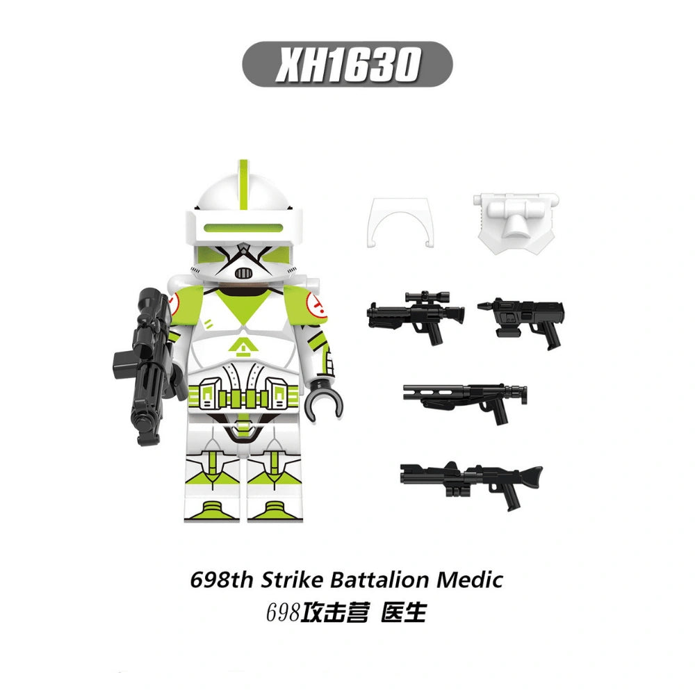 698th Strike Battalion Medic Minifigures XH1630 Compatible With Lego